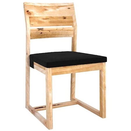 Customizable Side Chair w/ Upholstered Seat